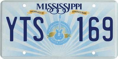 MS license plate YTS169