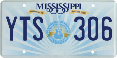 MS license plate YTS306