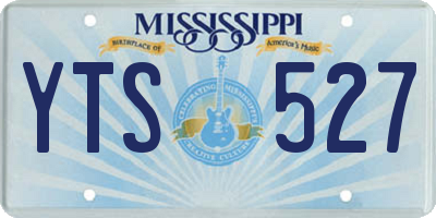 MS license plate YTS527