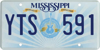 MS license plate YTS591