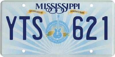 MS license plate YTS621