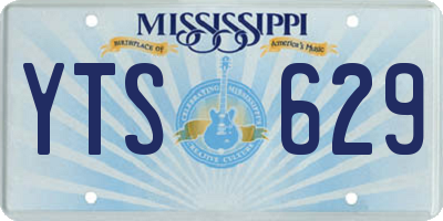 MS license plate YTS629