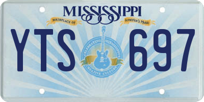 MS license plate YTS697