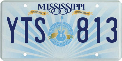 MS license plate YTS813