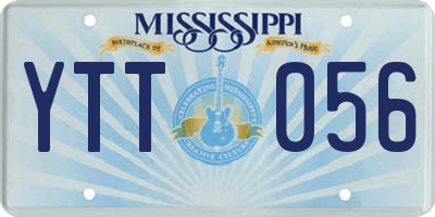 MS license plate YTT056