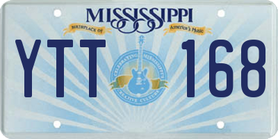 MS license plate YTT168