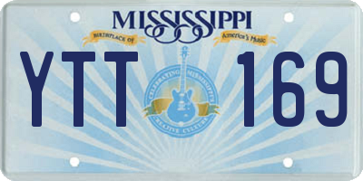 MS license plate YTT169