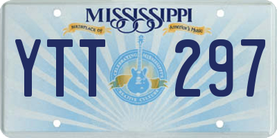 MS license plate YTT297