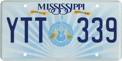 MS license plate YTT339