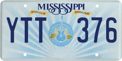 MS license plate YTT376