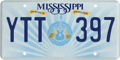 MS license plate YTT397