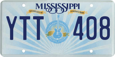 MS license plate YTT408