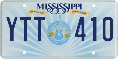 MS license plate YTT410
