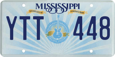 MS license plate YTT448