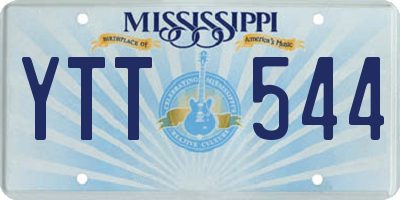 MS license plate YTT544