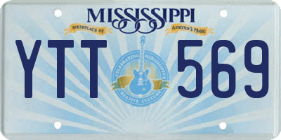 MS license plate YTT569