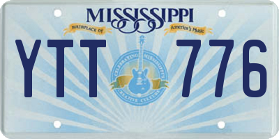 MS license plate YTT776