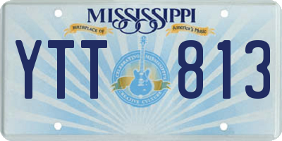 MS license plate YTT813