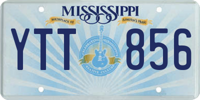MS license plate YTT856