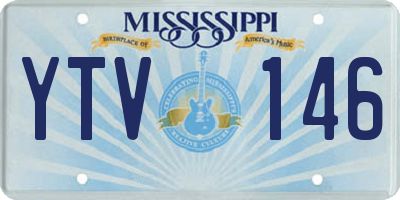 MS license plate YTV146