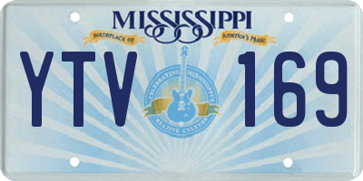 MS license plate YTV169