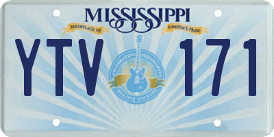 MS license plate YTV171