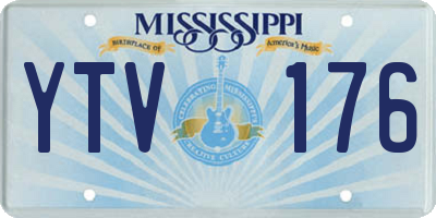 MS license plate YTV176