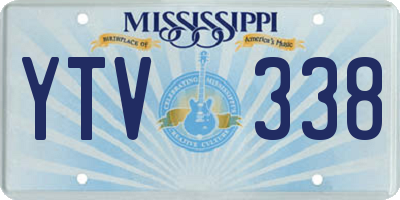 MS license plate YTV338