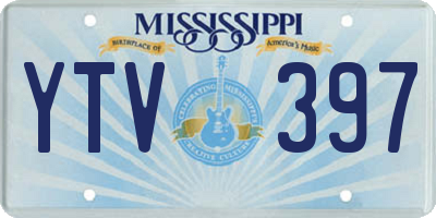 MS license plate YTV397