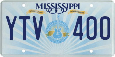 MS license plate YTV400