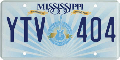 MS license plate YTV404