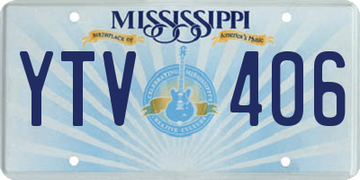 MS license plate YTV406