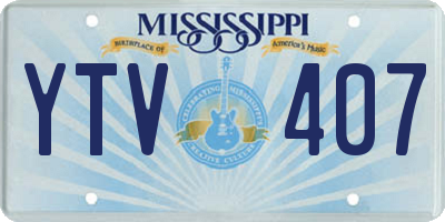 MS license plate YTV407