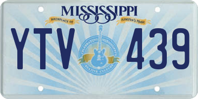 MS license plate YTV439