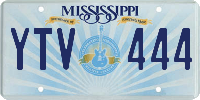 MS license plate YTV444