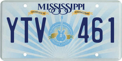 MS license plate YTV461
