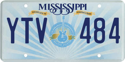 MS license plate YTV484
