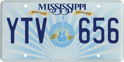MS license plate YTV656