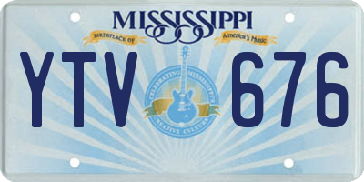 MS license plate YTV676