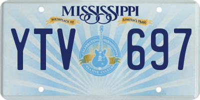 MS license plate YTV697