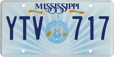 MS license plate YTV717