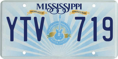 MS license plate YTV719