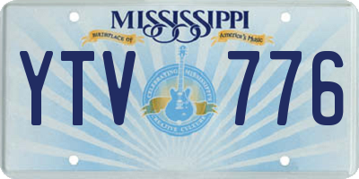 MS license plate YTV776