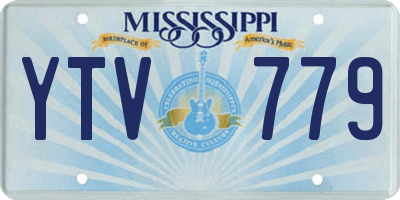 MS license plate YTV779