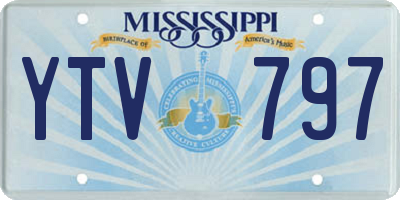 MS license plate YTV797