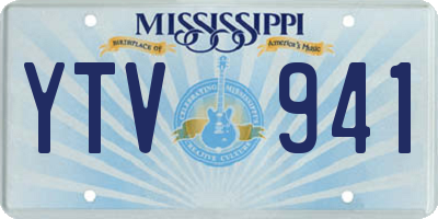 MS license plate YTV941