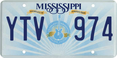 MS license plate YTV974