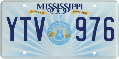 MS license plate YTV976