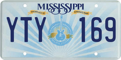 MS license plate YTY169