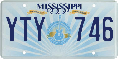 MS license plate YTY746